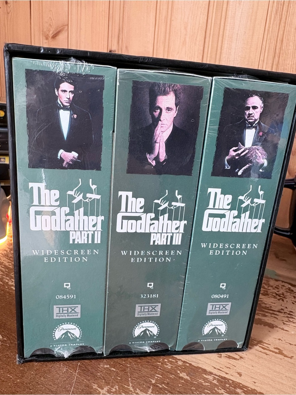 The Godfather Trilogy VHS Widescreen Edition SEALED